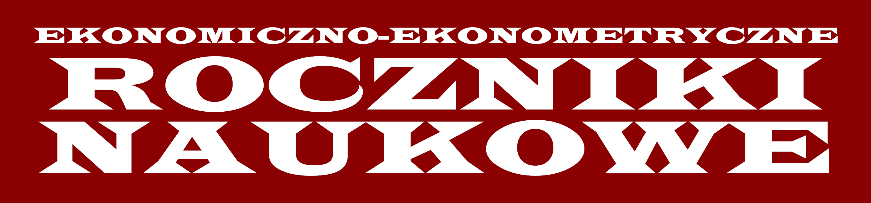 Logo Ekonomiczno-Ekonometryczne Roczniki Naukowe